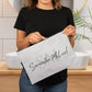 Personalised Zippered Pouch, Name and Initials