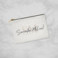 Personalised Zippered Pouch, Name and Initials