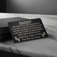 Engraved Wallet Card Daddy to be