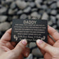 Engraved Wallet Card Daddy to be