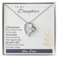 Forever Love Necklace To My Daughter Sometimes