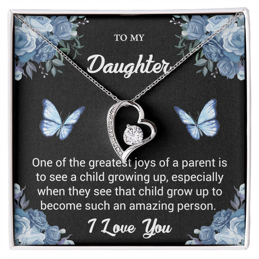 Forever Love Necklace To My Daughter I Love You