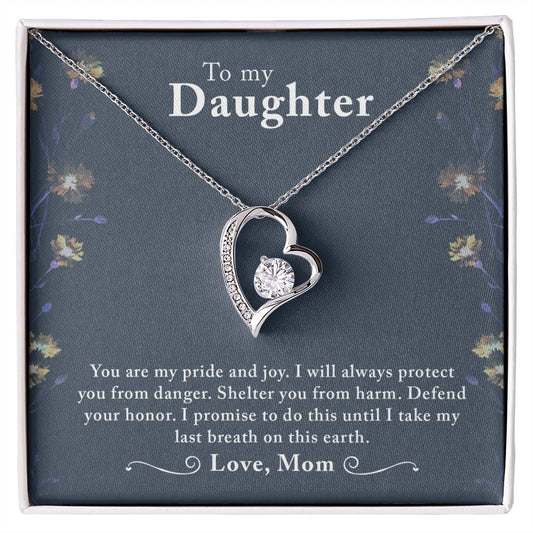Forever Love Necklace To my Daughter You-are-my-pride