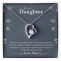 Forever Love Necklace To my Daughter You-are-my-pride