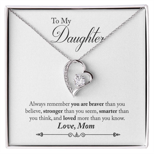 Forever Love Necklace Mom to Daughter
