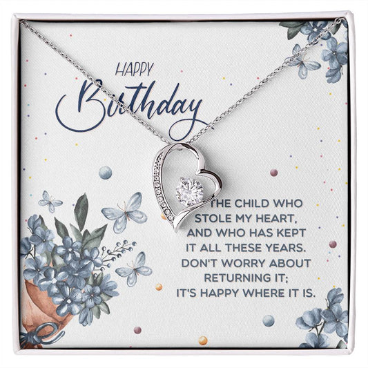 Forever Love Necklace, Happy Birthday2
