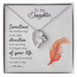 Forever Love Necklace To my daughter-Sometimes the smallest step - new