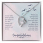 Forever Love Necklace Congratulations  Soar Above the rest - Graduation
