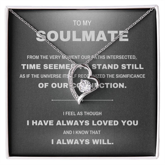 Forever Love Necklace To My Soulmate