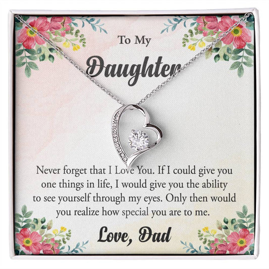 Forever Love Necklace To My Daughter6