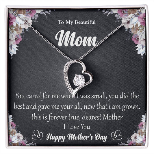 Forever Love Necklace To My Beautiful Mom2