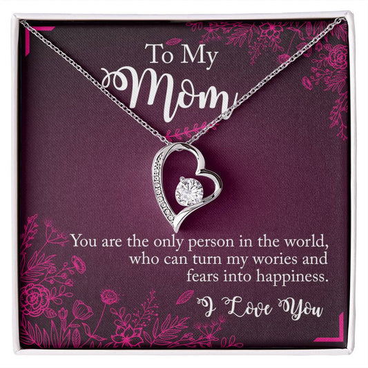 Forever Love Necklace To My Mom you are the person
