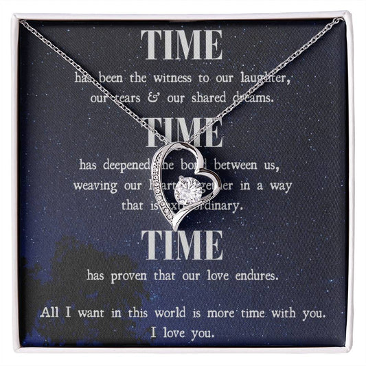 Forever Love Necklace Time
