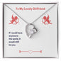 Forever Love Necklace To My Lovely Girlfriend Valentine