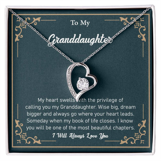Forever Love Necklace To my Granddaughter