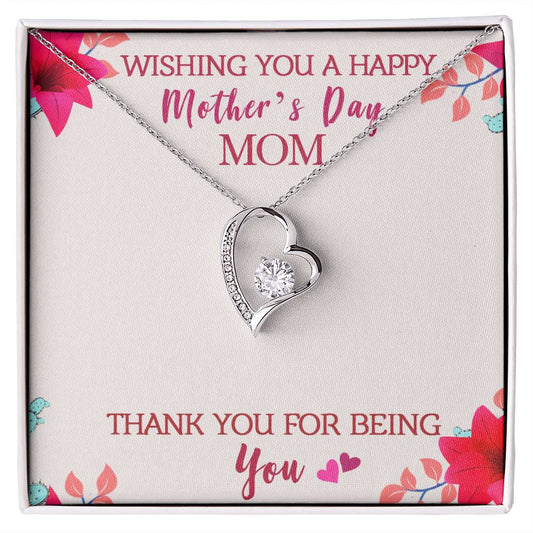 Forever Love Necklace Wishing you a happy Mothers day