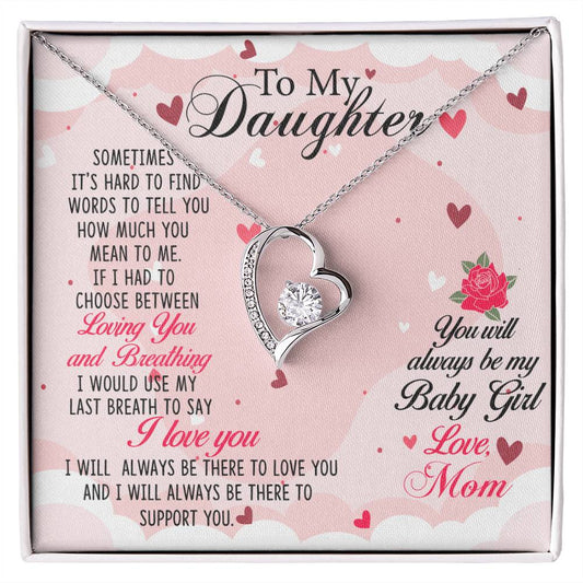 Forever Love Necklace To my Daughter-01