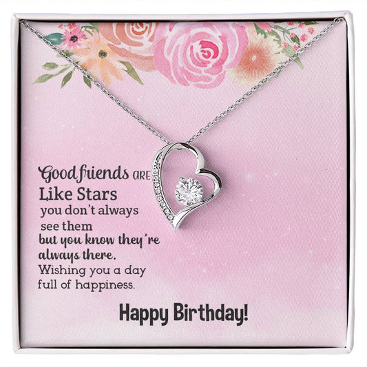 Forever Love Necklace birthday good friends
