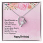 Forever Love Necklace birthday good friends
