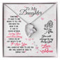 Forever Love Necklace To Daughter Loving and Breathing