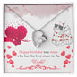 Forever Love Necklace Happy Birthday to a sister