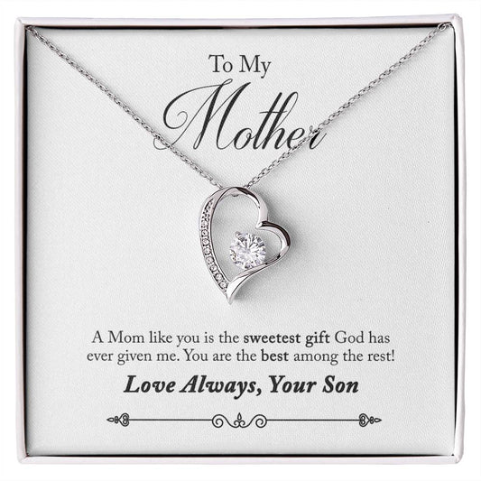 Forever Love Necklace To Mother from Son