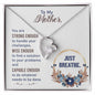 Forever Love Necklace To my Mother-Just breathe