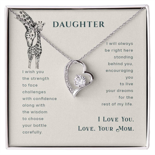 Forever Love Necklace To my daughter-I wish you