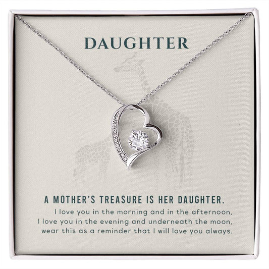 Forever Love Necklace To my daughter-A mother_s treasure