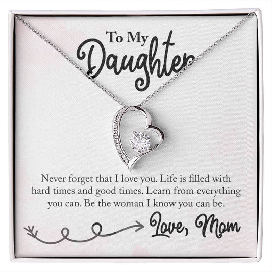 Forever Love Necklace To My Daughter