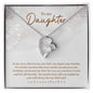 Forever Love Necklace To My Daughter In-my-eyes,-there-is-no-one
