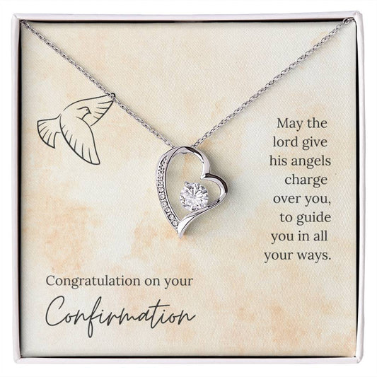 Forever Love Necklace His Angels Charge Over You