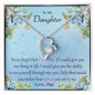 Forever Love Necklace Daughter Love Dad Never Forget