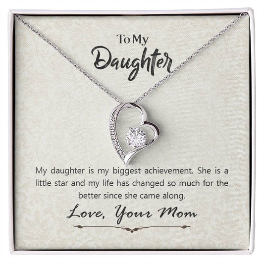 Forever Love Necklace To my daughter-My daughter is my biggest