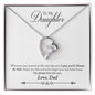 Forever Love Necklace To Daughter from Dad