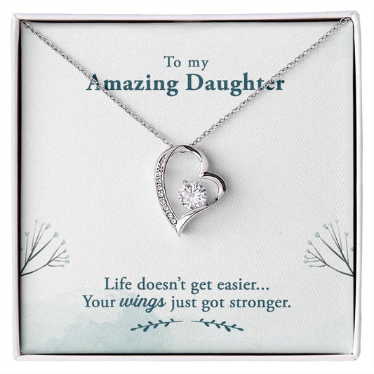Forever Love Necklace Daughter Life-doesn’t-get-easier