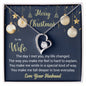 Forever Love Necklace Merry Christmas to my Wife