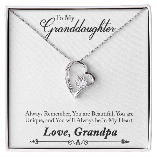 Forever Love Necklace To My Grand Daughter