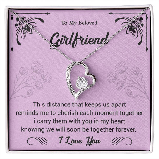 Forever Love Necklace To my Beloved Girlfriend