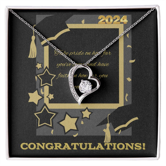 Forever Love Necklace Graduation 2024