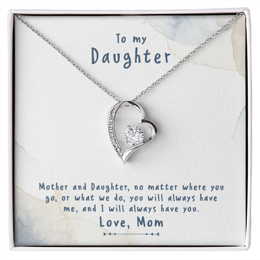 Forever Love Necklace Mother-and-Daughter,-no-matter