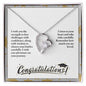 Forever Love Necklace Congratulation-I wish you the strength to face