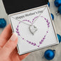 Forever Love Necklace Happy Mother's Day Purple Heart