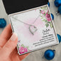 Forever Love Necklace To my Sister A female sibling