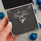 Forever Love Necklace Merry Christmas to my Girlfriend