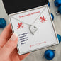 Forever Love Necklace To My Lovely Girlfriend Valentine
