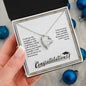 Forever Love Necklace Congratulation-I wish you the strength to face
