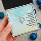 Forever Love Necklace the Lord your god will be with you