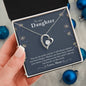 Forever Love Necklace To my Daughter You-are-my-pride