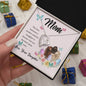 Forever Love Necklace Mom, The love between a mother and her daughter is forever